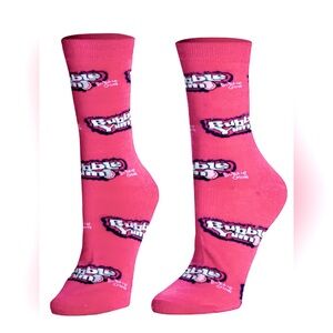 Bubble yum bubblegum crew socks